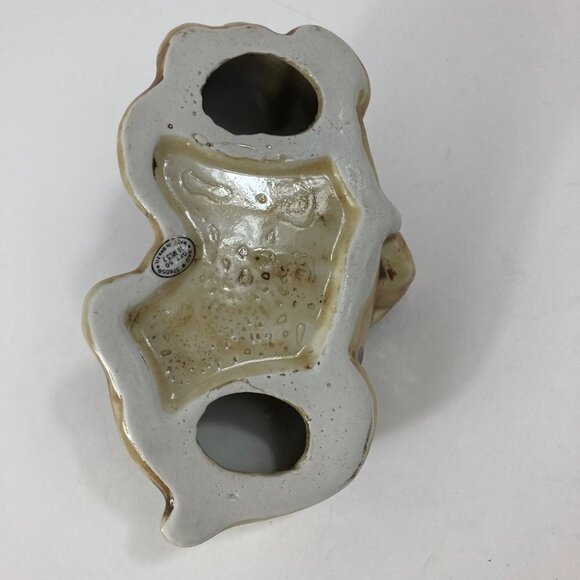 Ceramic Porcelain Momma Dog Pup Cocker Spaniel Brown 4 x 5.5 - Picture 7 of 8